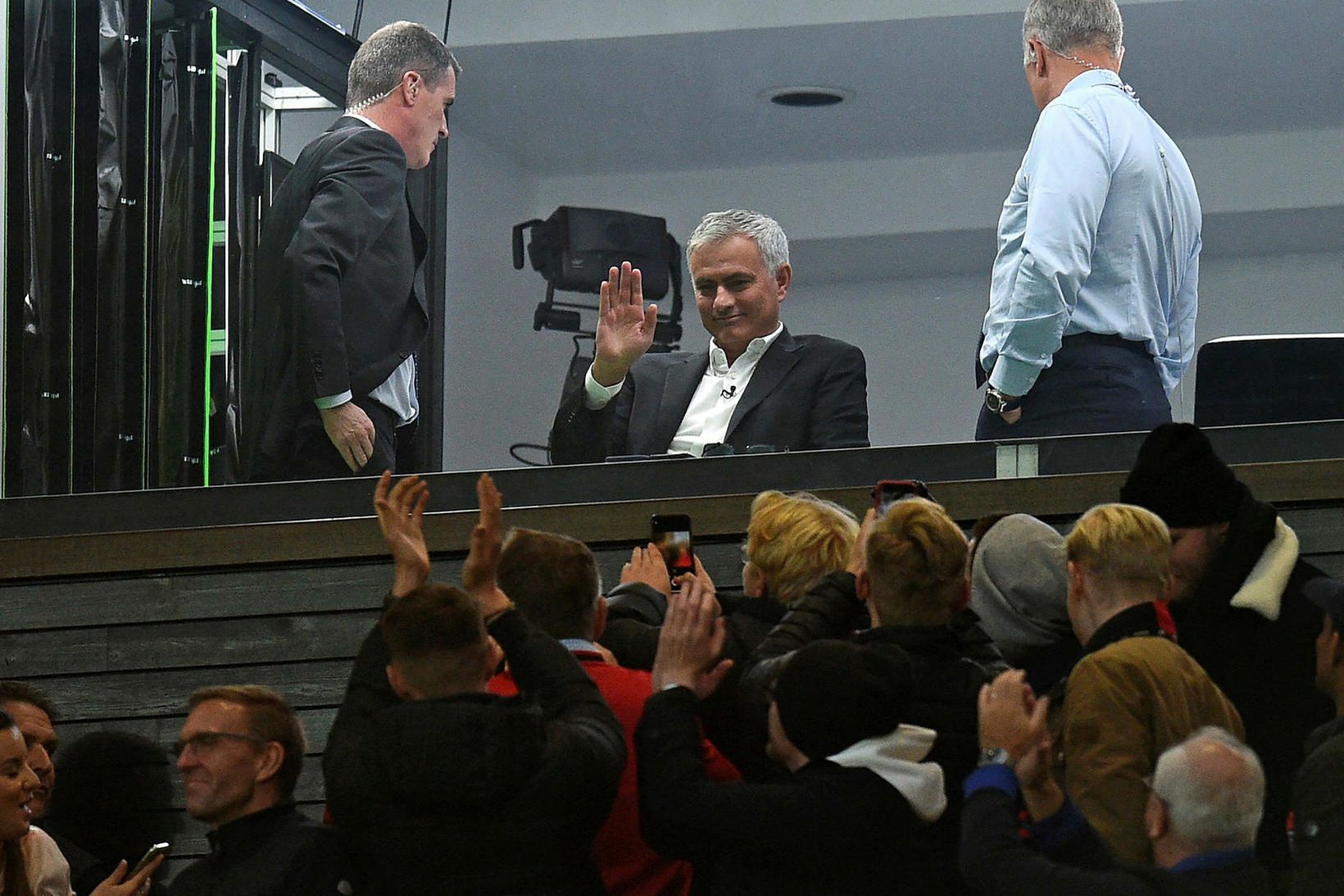 Jose Mourinho á Old Trafford 20. október.