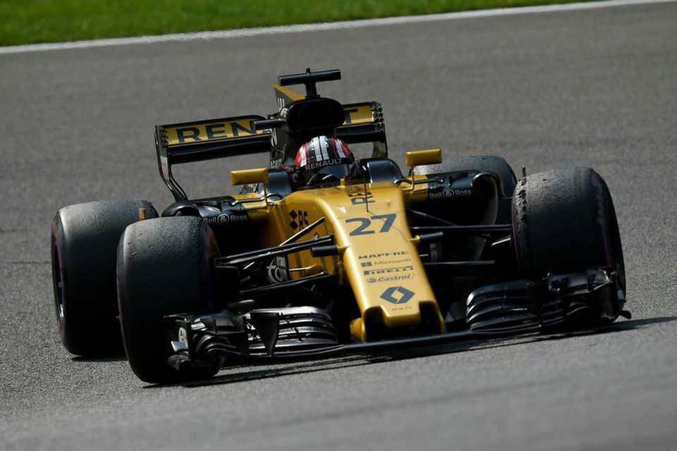 Nico Hülkenberg er ánægður Renaultinn.