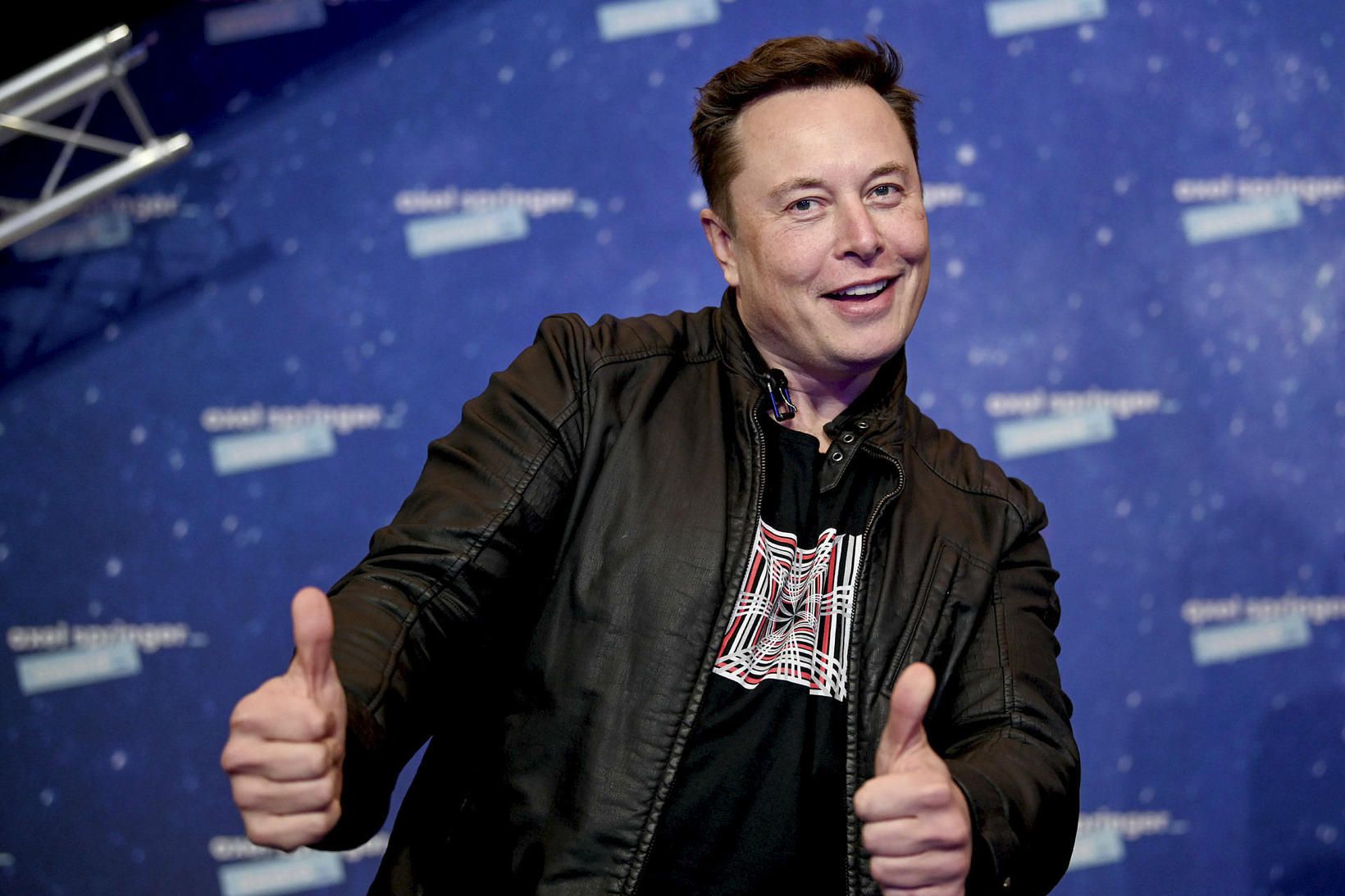 Elon Musk sem er nú meðal efnuðustu mönnum heims.