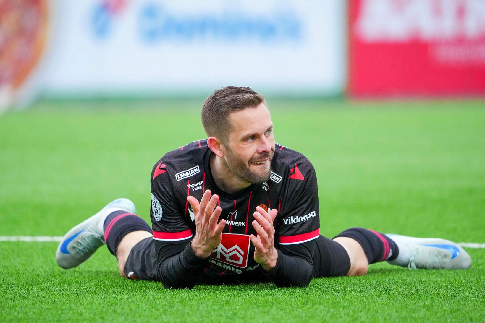 Gylfi Þór Sigurðsson í leiknum í gærkvöldi.