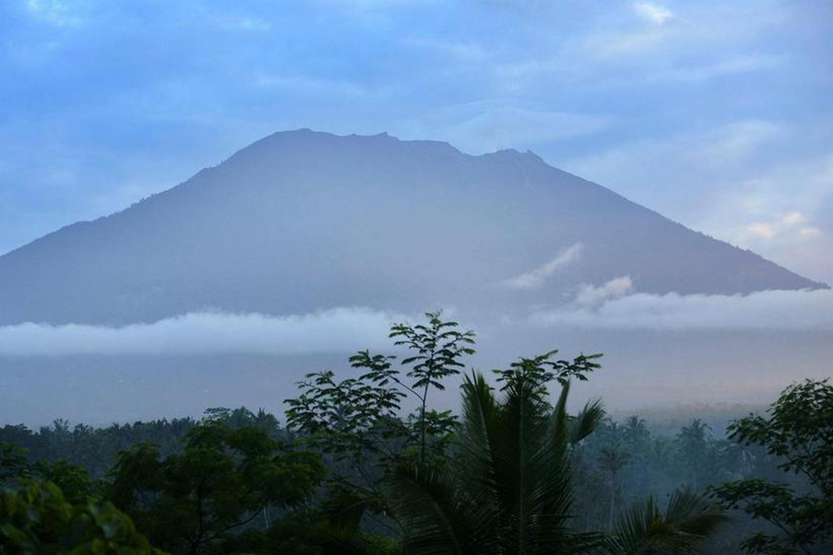 Mount Agung er hæsta fjall Balí.