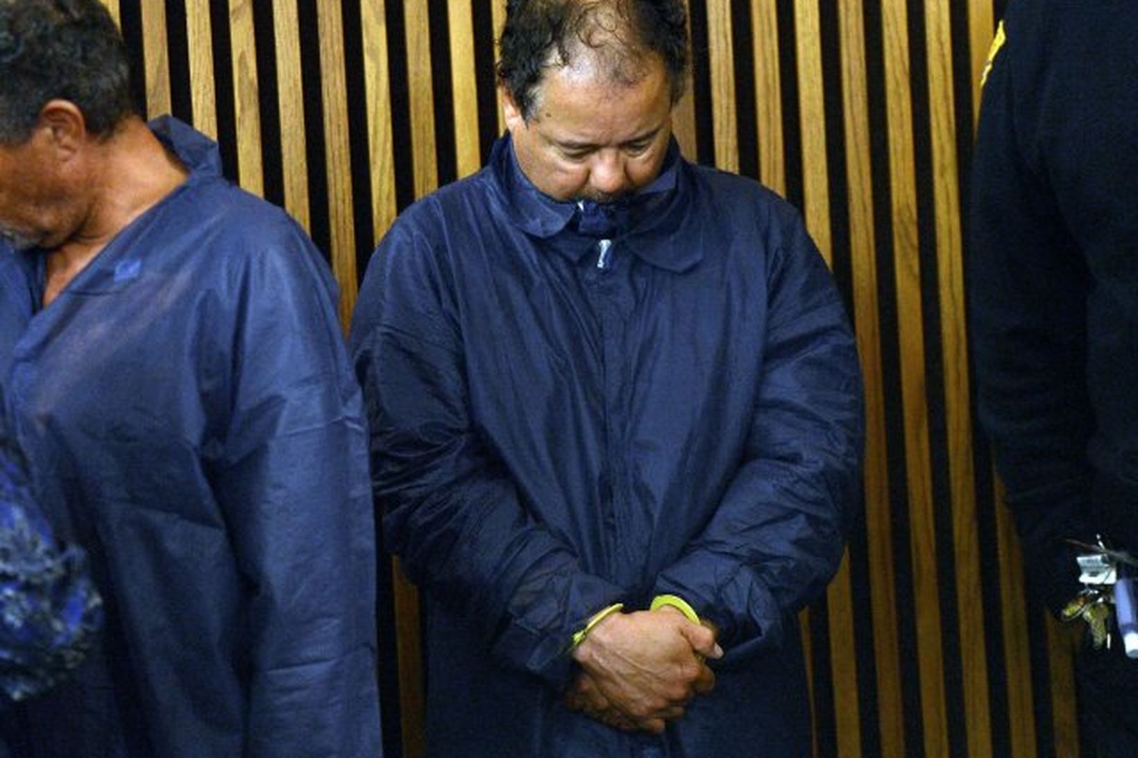 Ariel Castro kom fyrir dómara í Cleveland í dag.