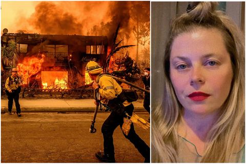 Dröfn Ösp Snorradóttir Rozas segir marga eiga um sárt að binda Í Los Angeles.