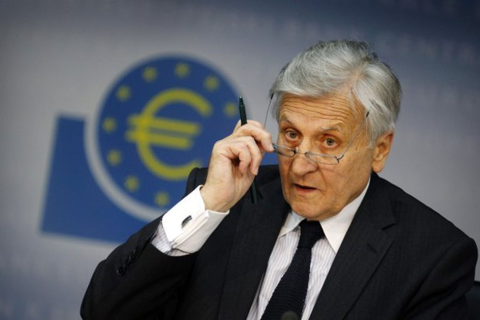 Jean-Claude Trichet, fráfarandi seðlabankastjóri Evrópska seðlabankans.