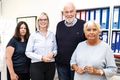 Rannsakendur Frá vinstri: Hjördís S. Pálsdóttir, Valdís Alexía Cagnetti, Elín Helga Þórarinsdóttir, Þórarinn Gíslason og Bryndís Benediktsdóttir starfa við RHINESSA II hérlendis. Þetta er ein stærsta kynslóðarannsókn heims.
