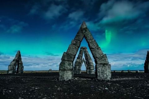 The Arctic Henge near Raufarhöfn, North Iceland.