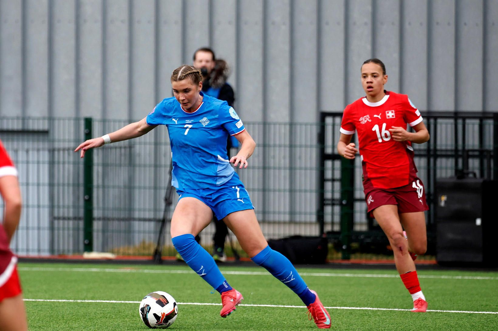 Karólína Lea Vilhjálmsdóttir skoraði.