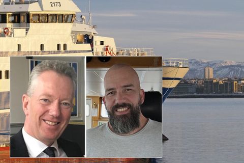 Árni Sverrisson formaður Félags skipstjórnarmanna og Pálmi Gauti Hjörleifsson varaformaður telja óeðlilegt að hafa störf …