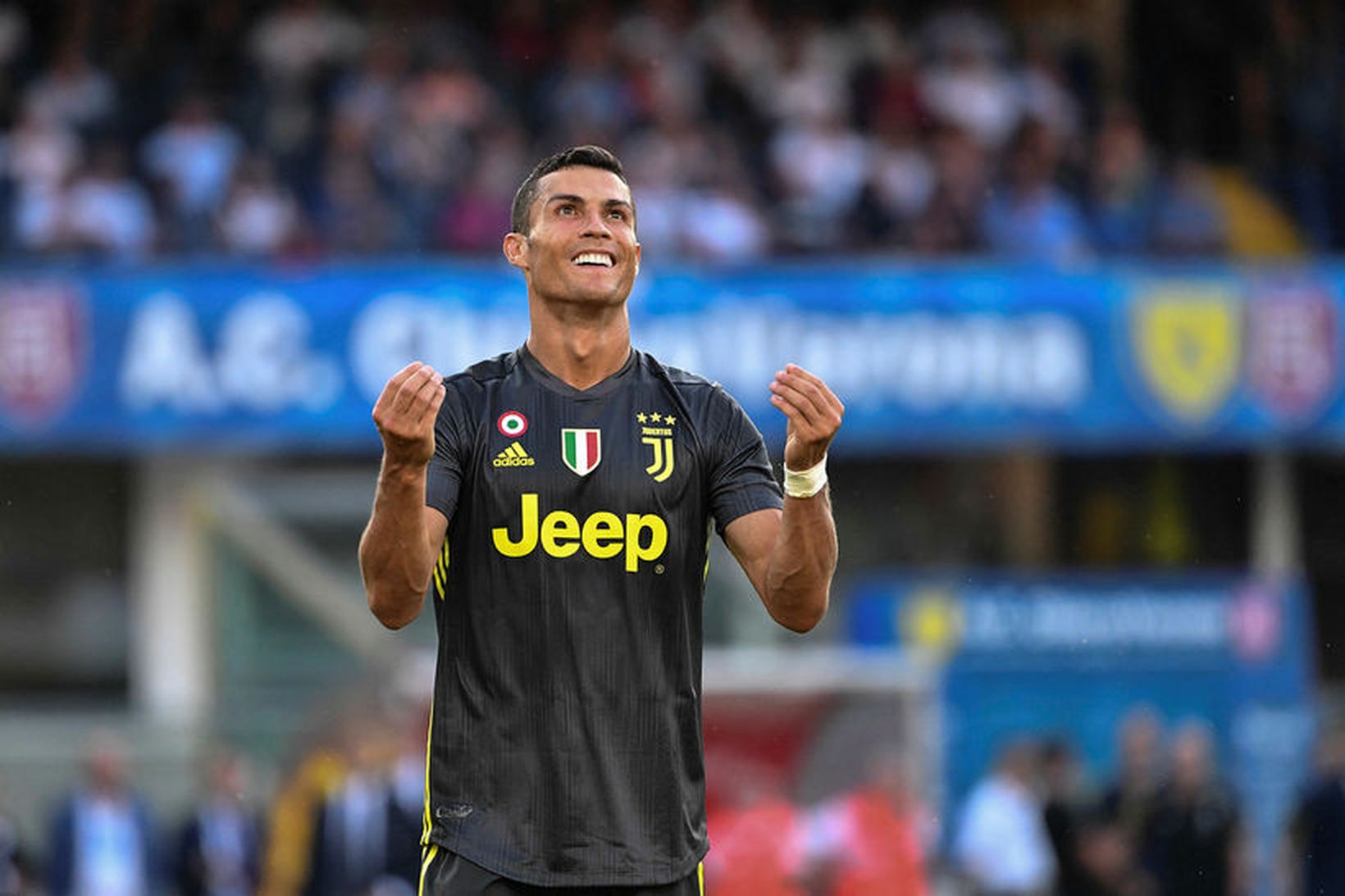 Ronaldo í fyrsta leik sínum með Juventus.