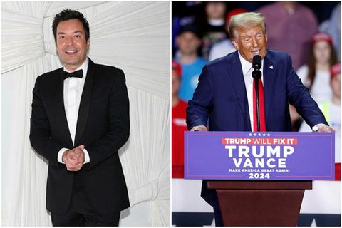 Fallon hefur fjallað mikið um Trump síðustu ár.