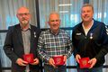 Heiðursfélagar HDSÍ Frá vinstri: Guðjón, Ólafur Örn og Gísli Hlynur.