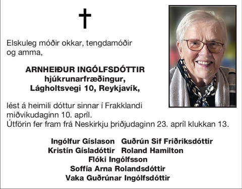 Arnheiður Ingólfsdóttir