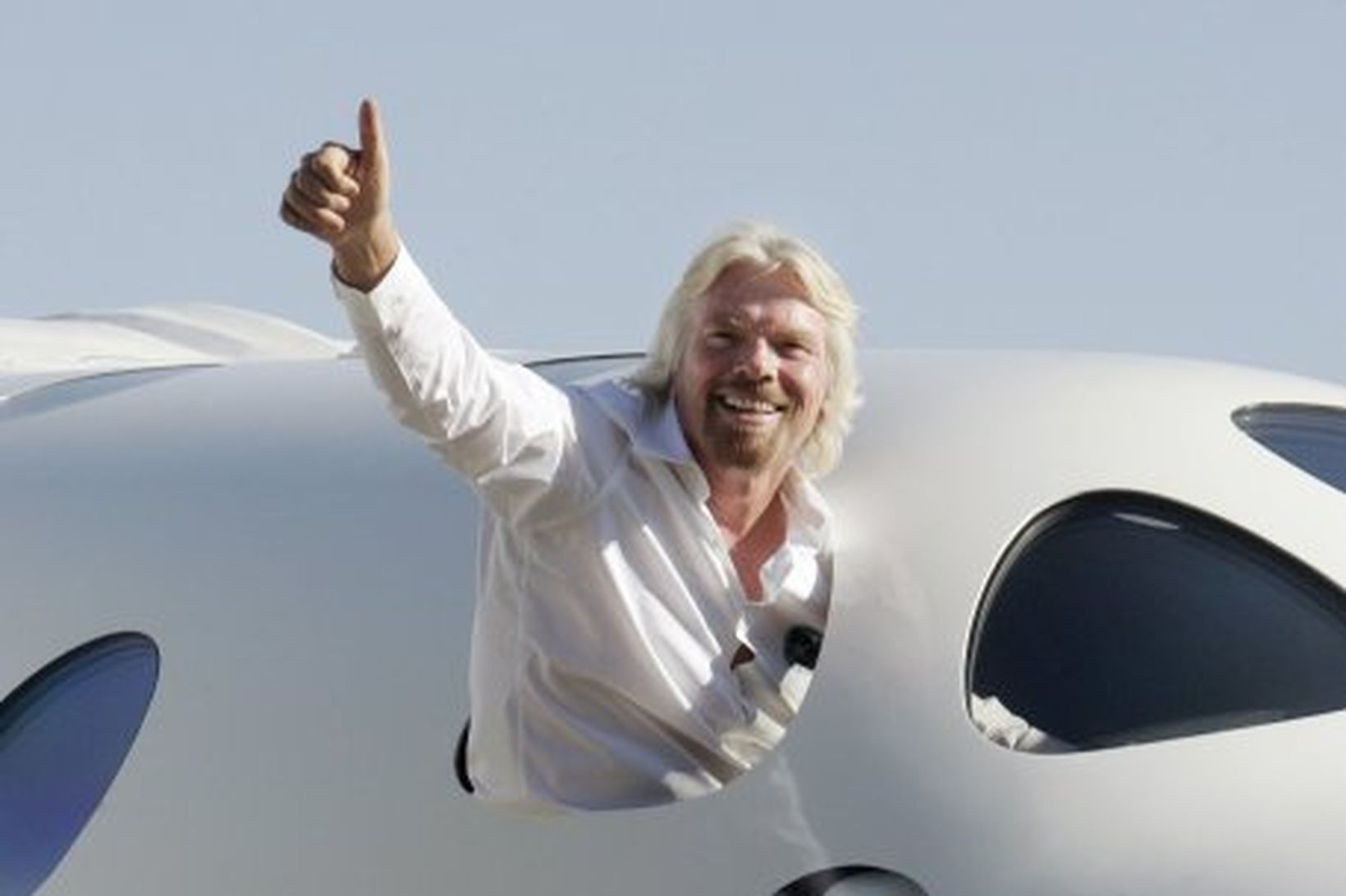 Richard Branson er eigandi flugfélagsins Virgin.