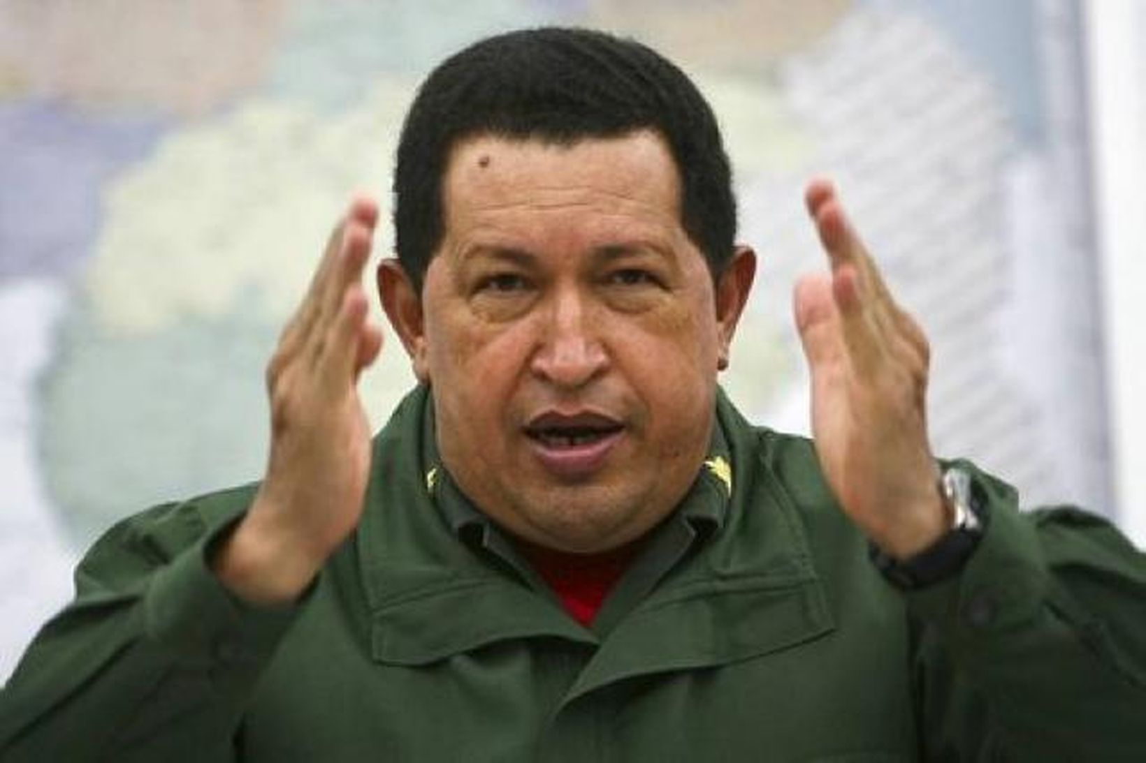 Hugo Chavez, forseti Venezúela.