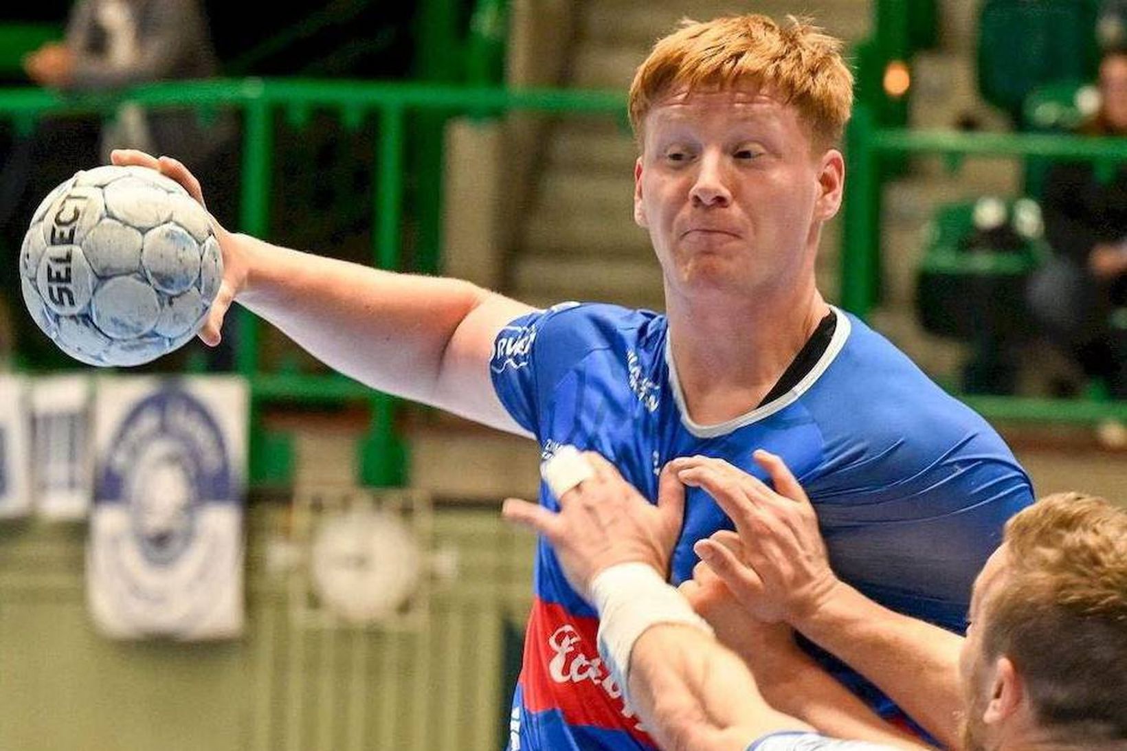 Arnór Viðarsson á fleygiferð í leik með Bergischer í þýsku …