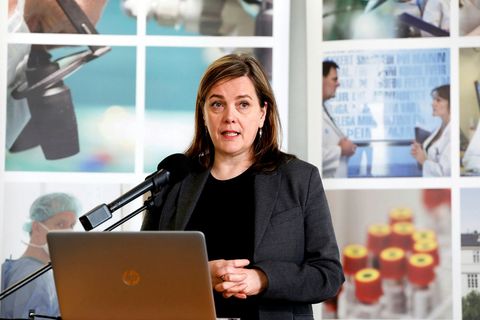 Minister of Health Svandís Svavarsdóttir.