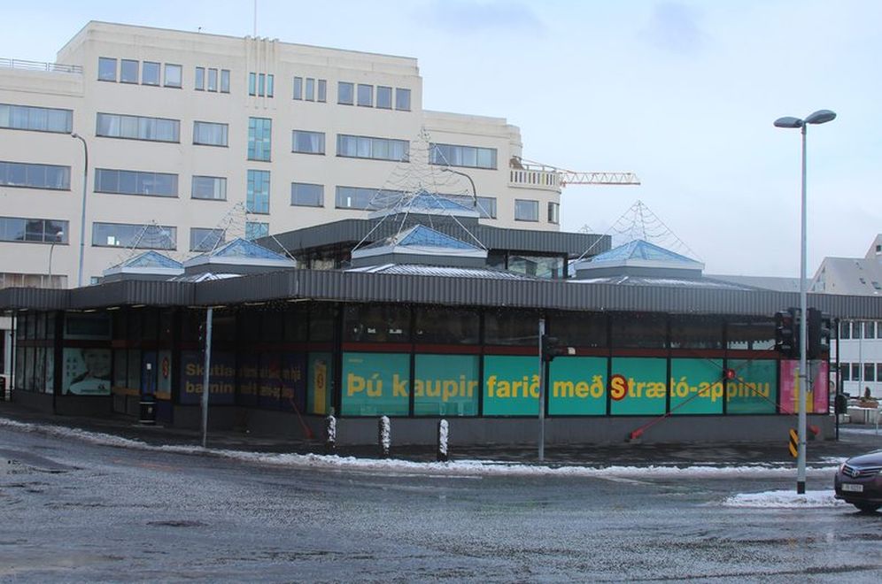 The Hlemmur central bus stop as it looks now.