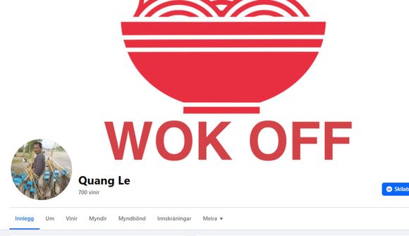 Wok Off: Facebook-aðgangur Davíðs hakkaður