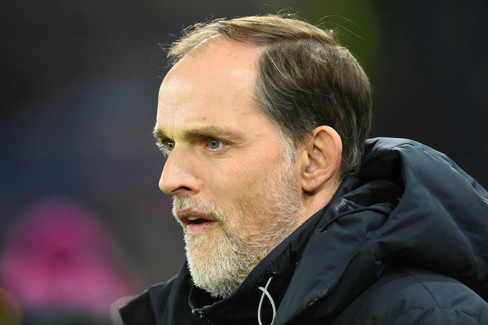 Thomas Tuchel var ekki sáttur við spurningu blaðamanns.