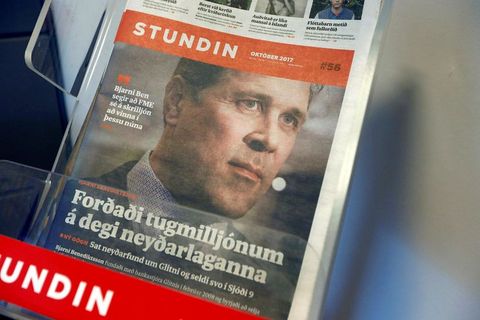 „522 dögum eftir að lögbann var sett á umfjöllun Stundarinnar og Reykjavik Media um viðskipti …