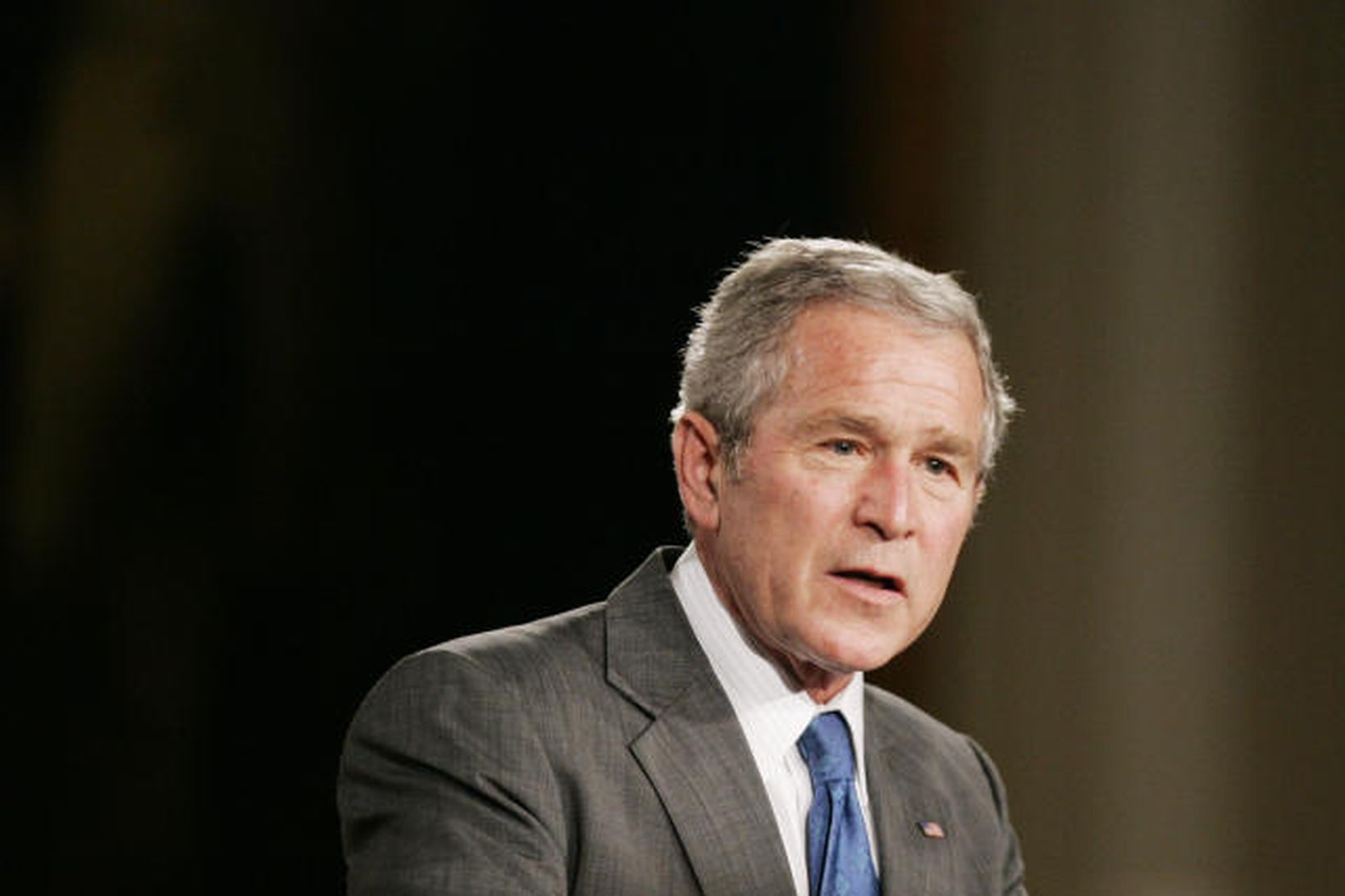 George W. Bush mætir á Ólympíuleikana.