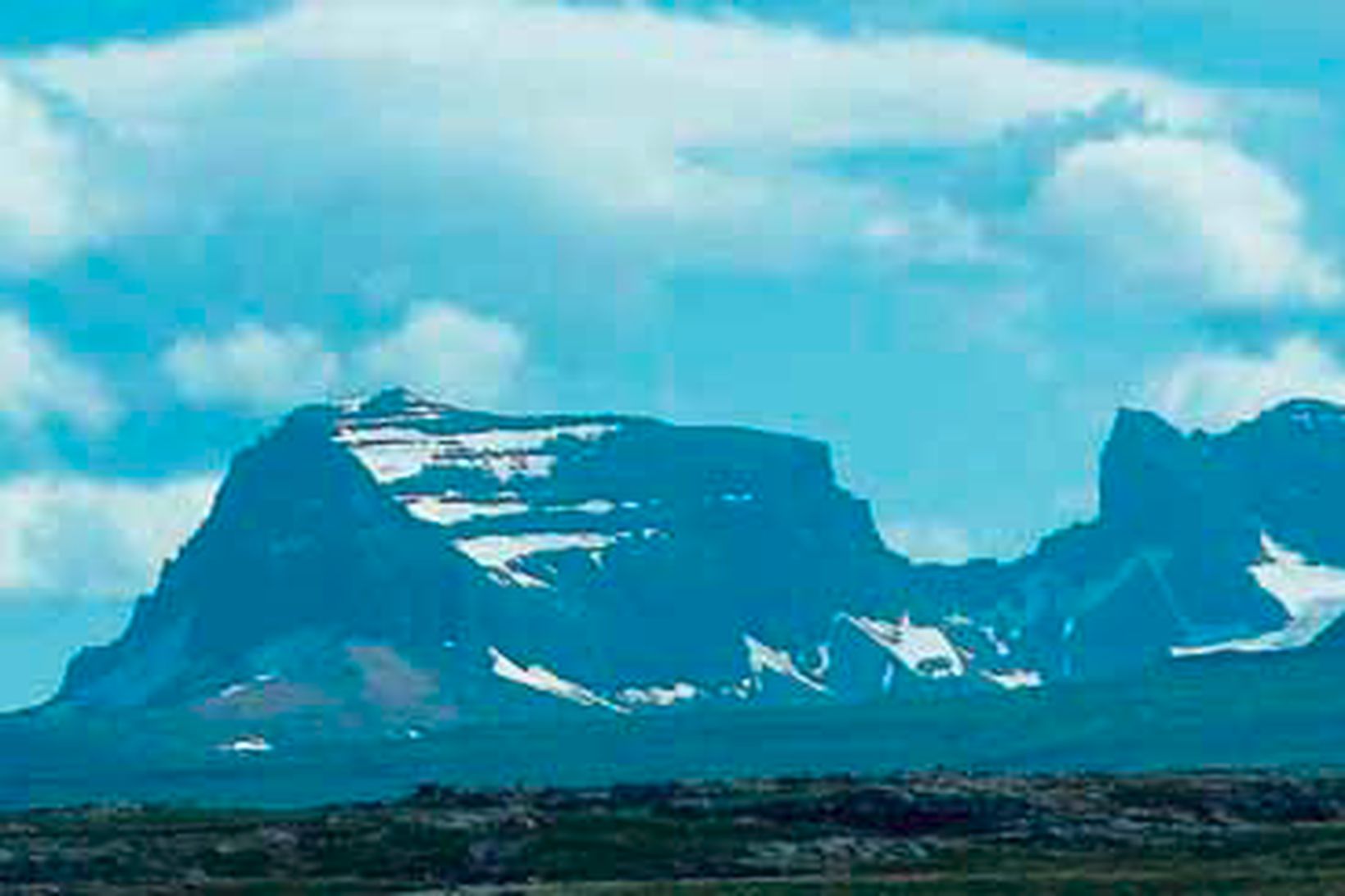 Dyrajökull er kenndur við Dyrfjöll á Borgarfirði eystra.