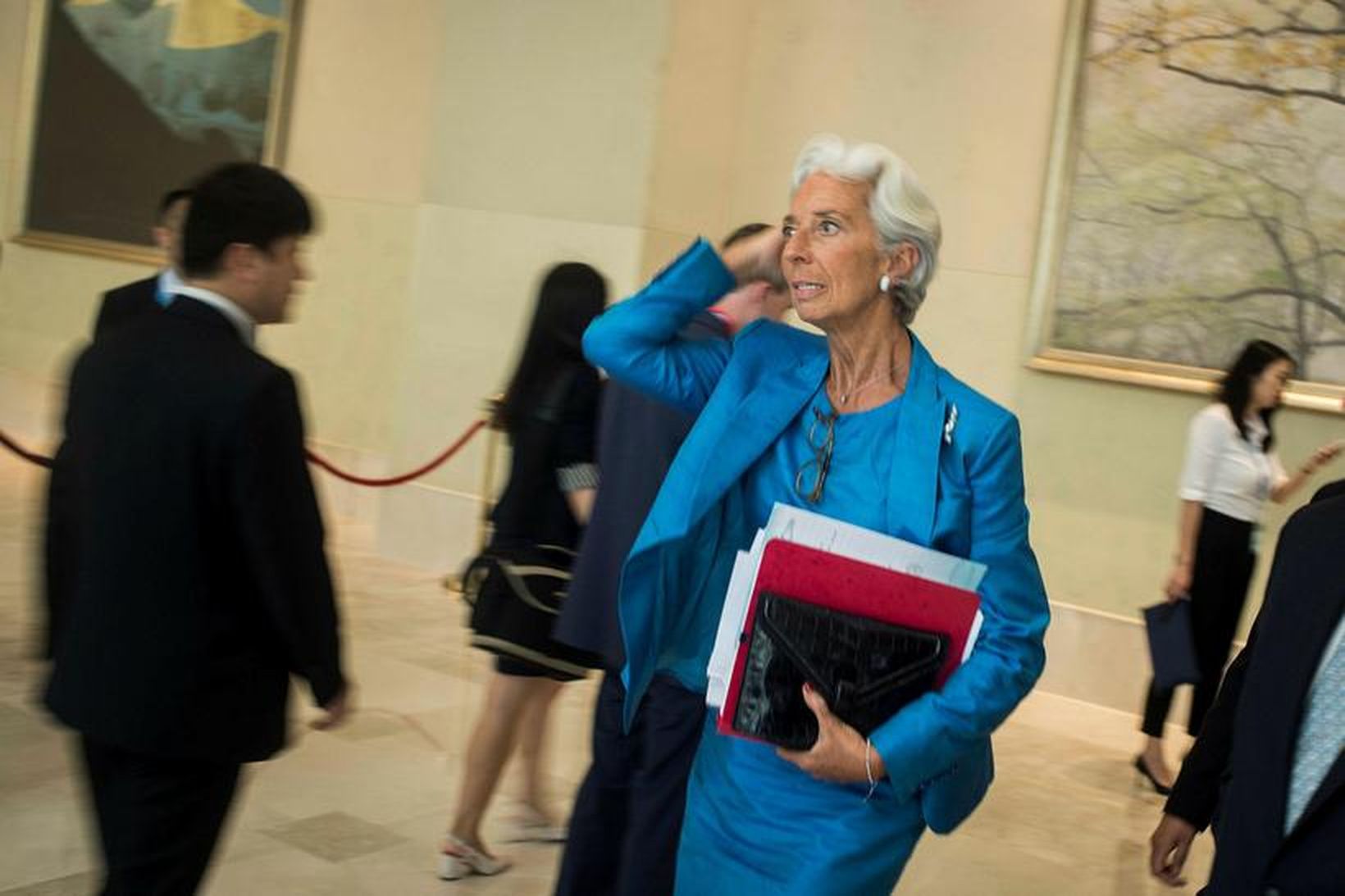 Christine Lagarde stýrir Alþjóða gjaldeyrissjónum (IMF).