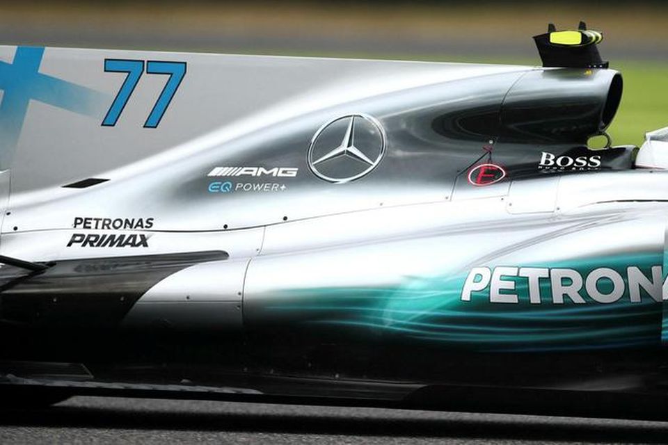 Valtteri Bottas í tímatökunni í Suzuka.