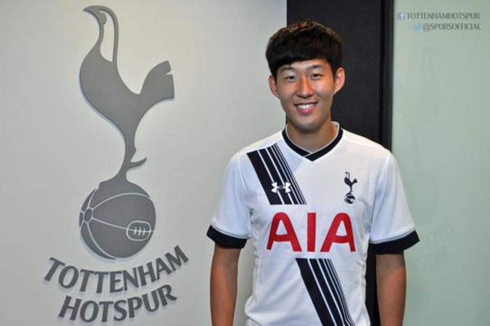 Son Heung-Min gekk til liðs við Tottenham Hotspur í dag.