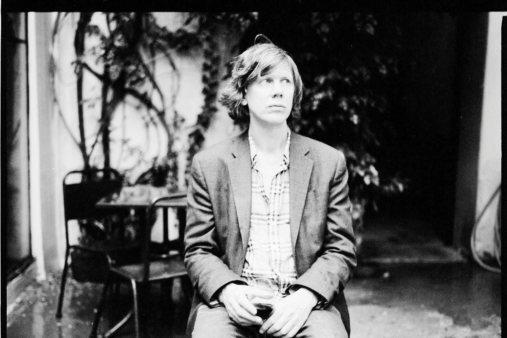 Bandaríski gítarleikarinn Thurston Moore.