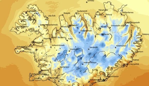 Víða bjartviðri og hiti að 10 stigum