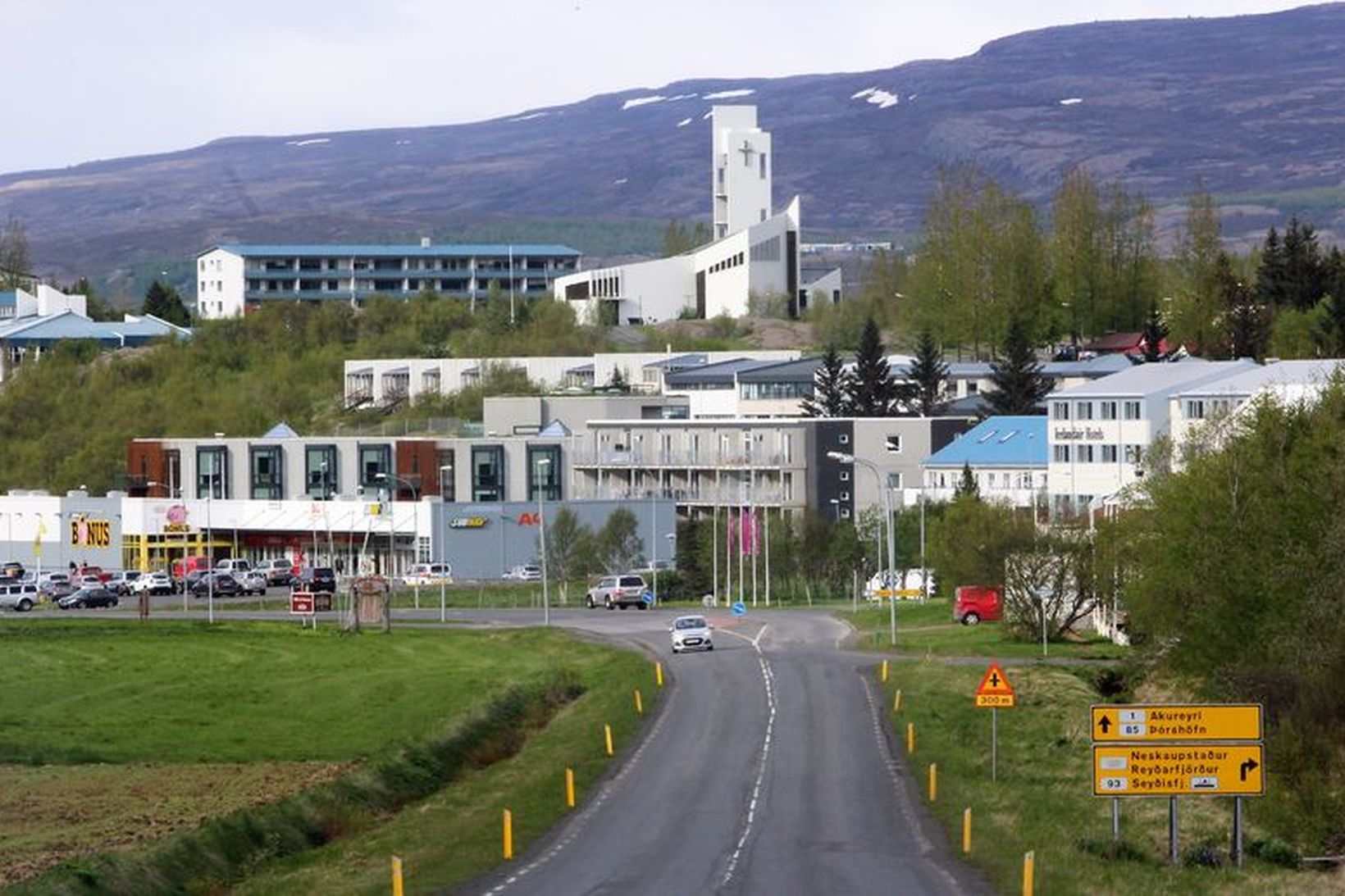 Egilsstaðir eru stærsti þéttbýlisstaðurinn.