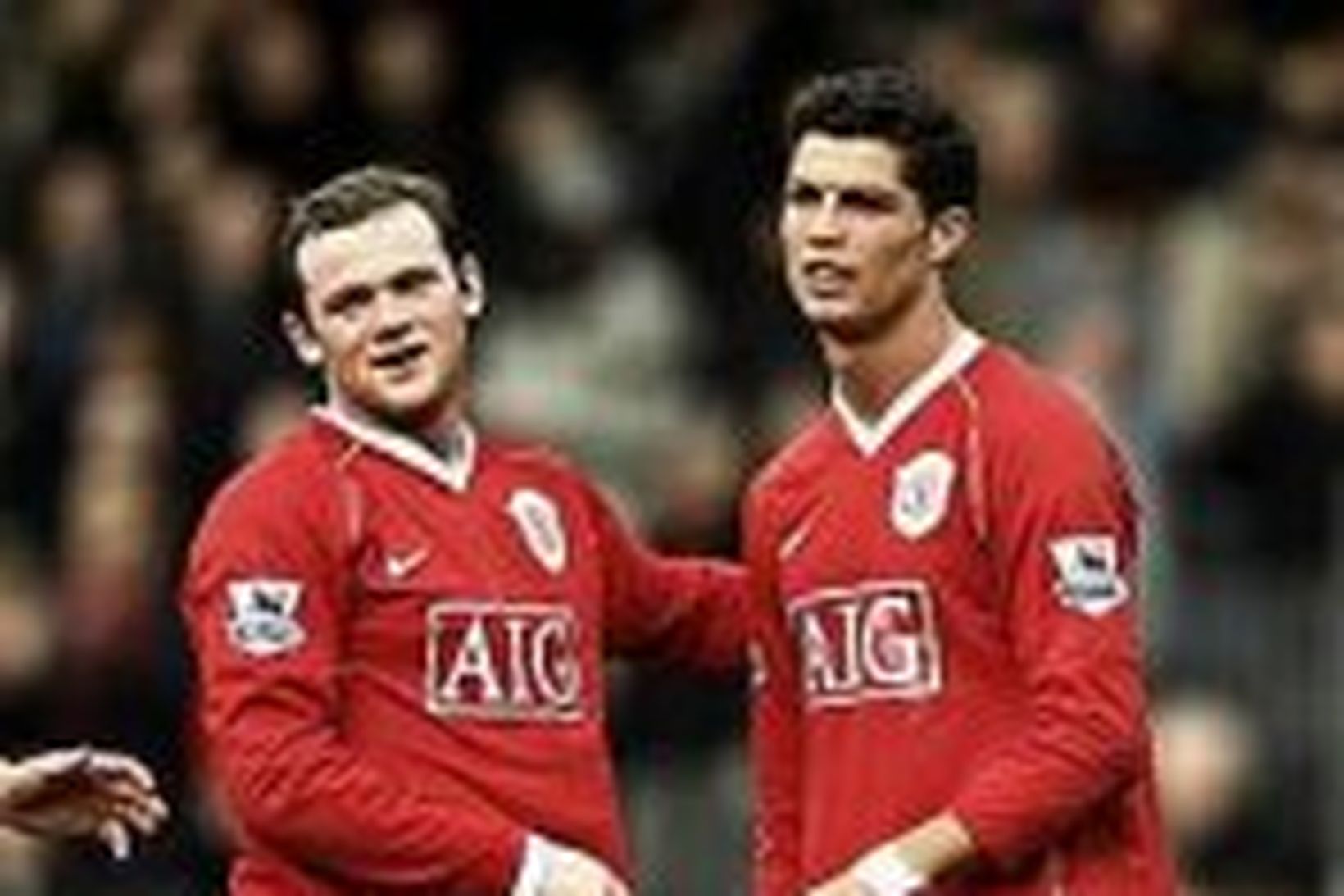 Það fer vel á með þeim Rooney og Ronaldo en …