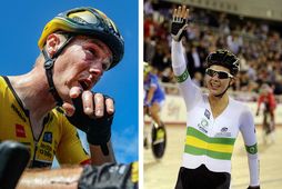 Rohan Dennis og Melissa Hoskins.