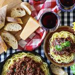 Ekta ítalskt spaghettí Bolognese að hætti Völlu