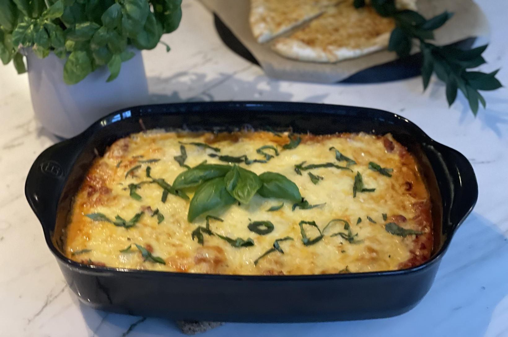 Cannelloni fyllt með spínati sem bráðnar í munni