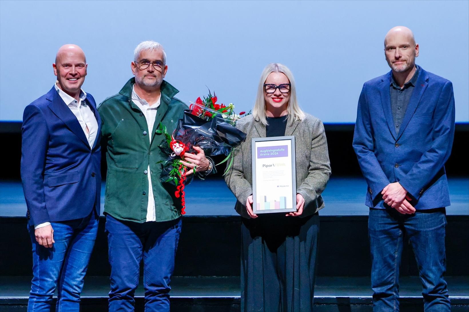 Ólafur Þór Gylfason, sviðsstjóri markaðsrannsókna hjá Maskínu, Halldór Reykdal Baldursson, …
