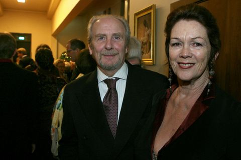 Jón Baldvin Hannibalsson and his wife Bryndís Schram.