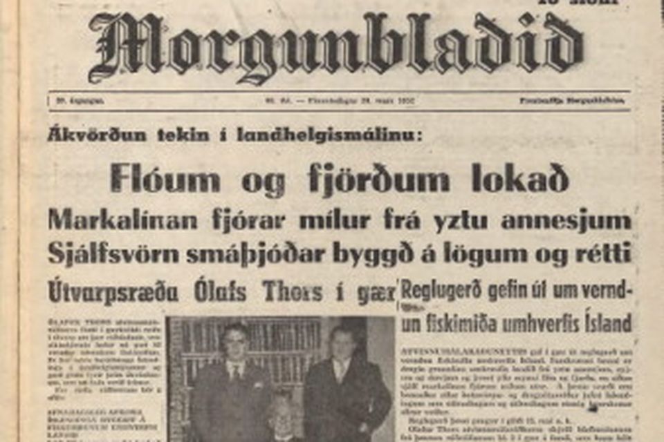 Forsíður Morgunblaðsins