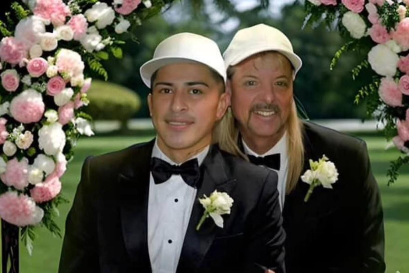 Samfangarnir og hjónin Jorge og Joseph Maldonado.