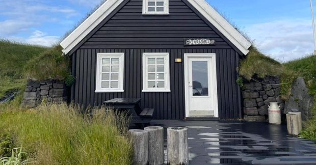 Er ekki heillandi að gista þarna?