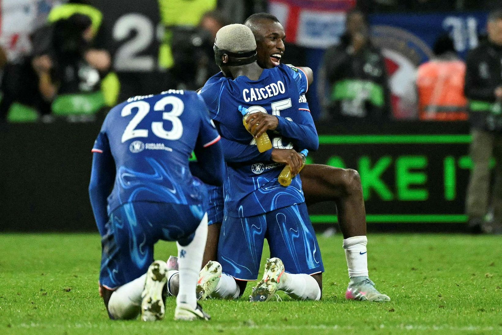 Chelsea-menn sýndu mikla yfirburði í seinni hálfleik.