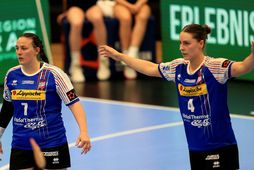 Díana Dögg Magnúsdóttir og Andrea Jacobsen spiluðu vel.