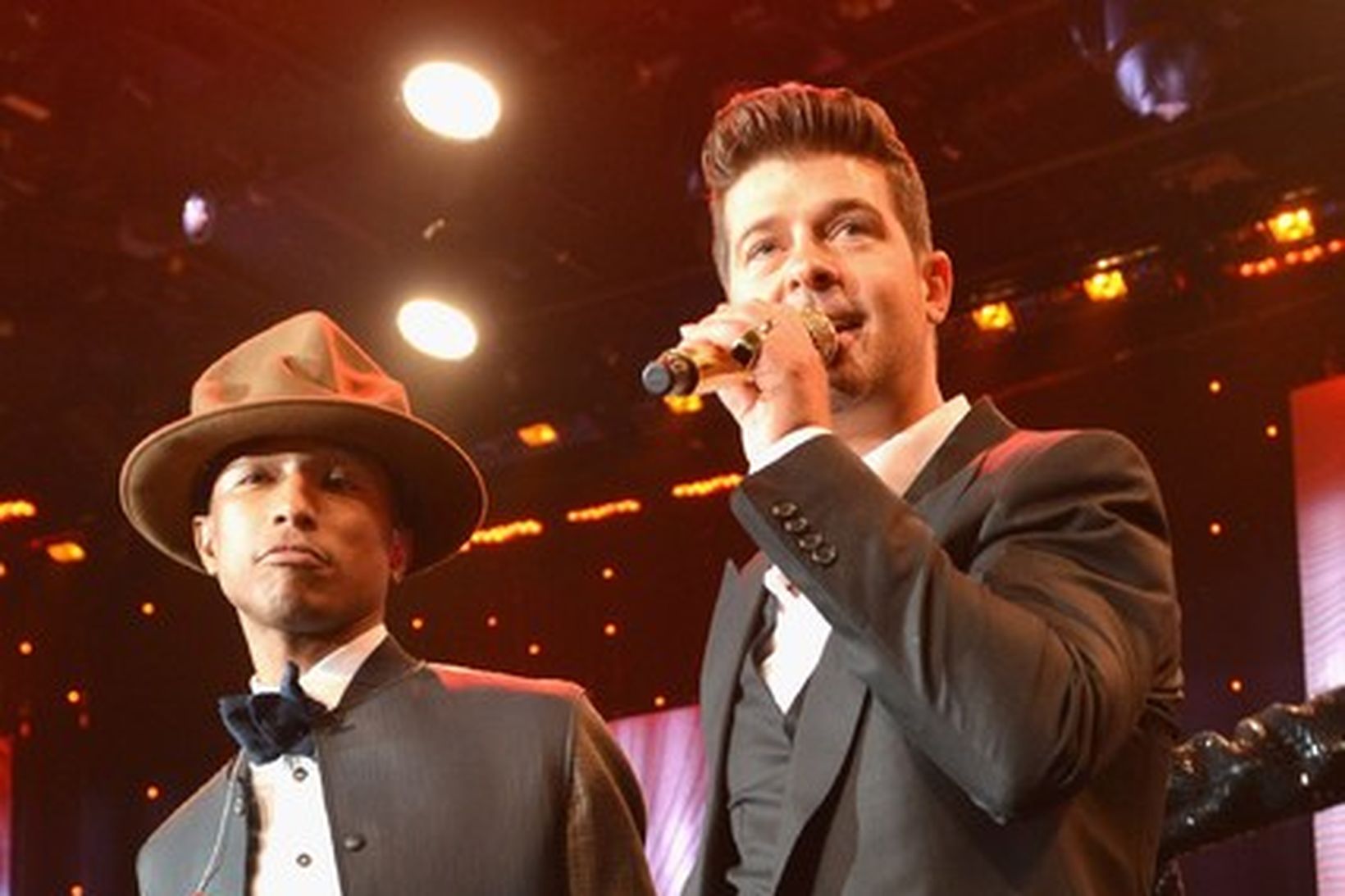 Pharrell Williams og Robin Thicke.