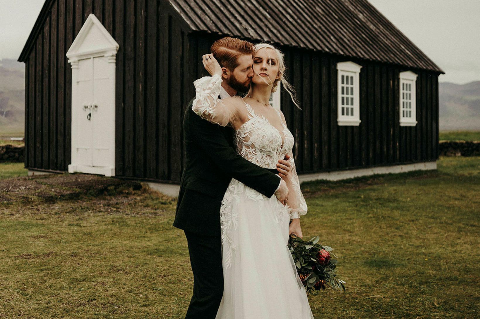Alina og Þorvarður Bergmann áttu dásamlegan brúðkaupsdag á sínum tíma.