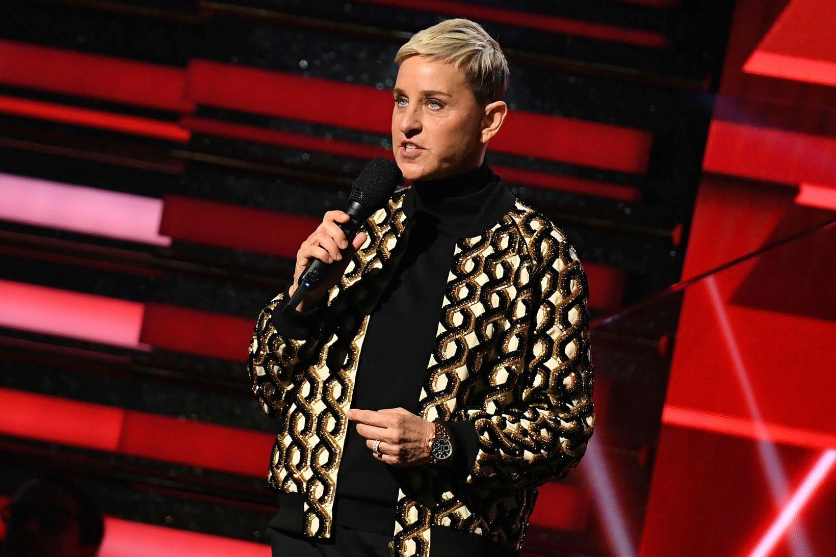 Ellen DeGeneres hefur stjórnað geysivinsælum spjallþætti í sjónvarpi frá 2003.