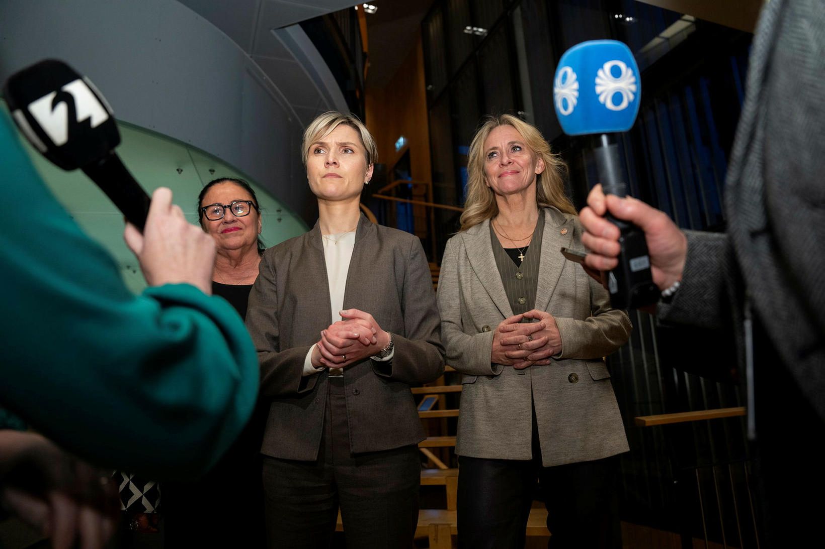 Inga Sæland, Kristrún Frostadóttir og Þorgerður Katrín Gunnarsdóttir munu ávarpa …