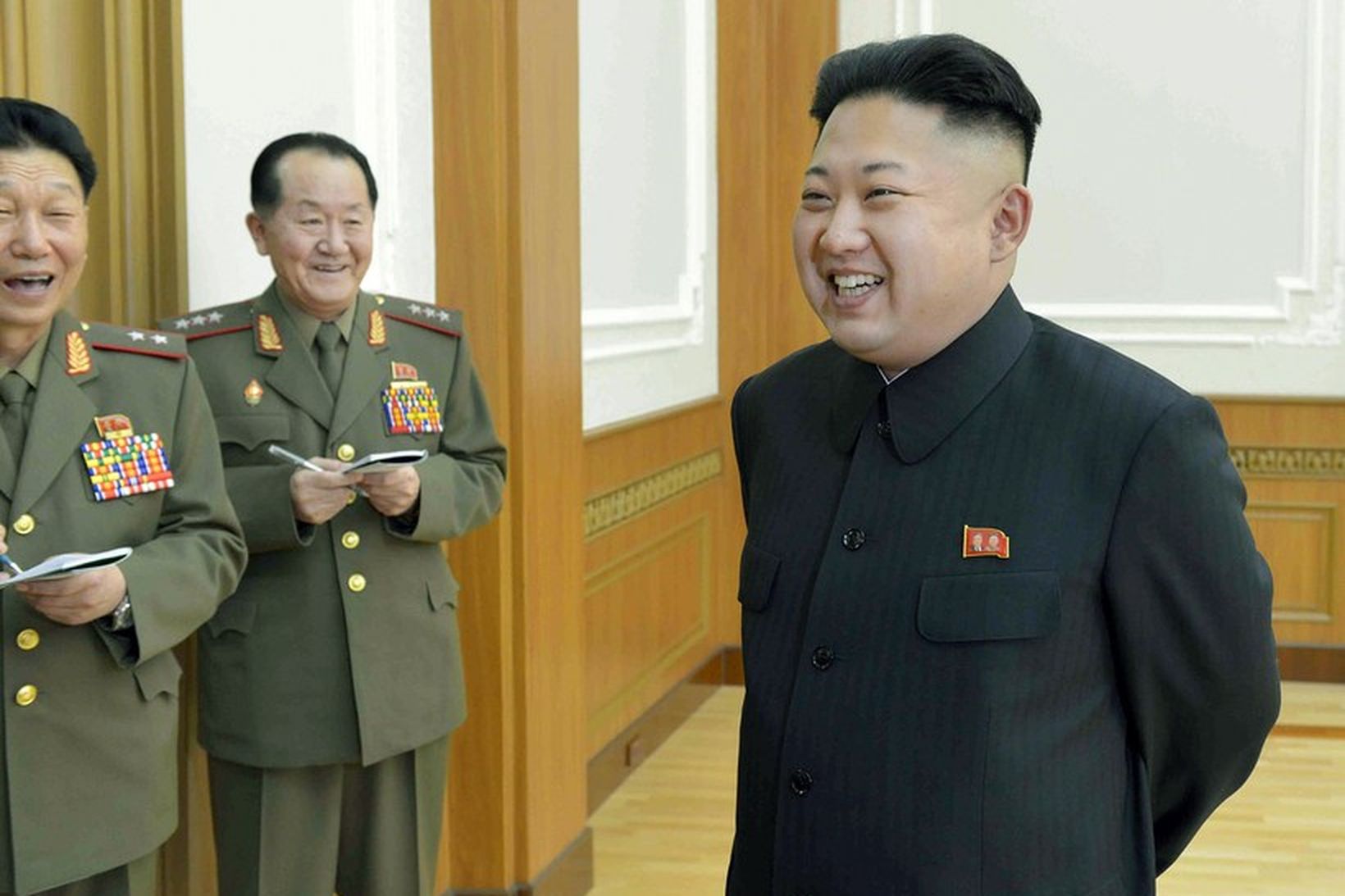 Kim Jong-Un, einræðisherra Norður-Kóreu.