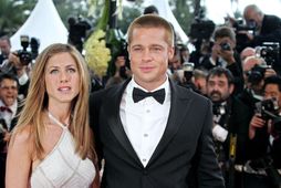 Jennifer Aniston og Brad Pitt árið 2004.