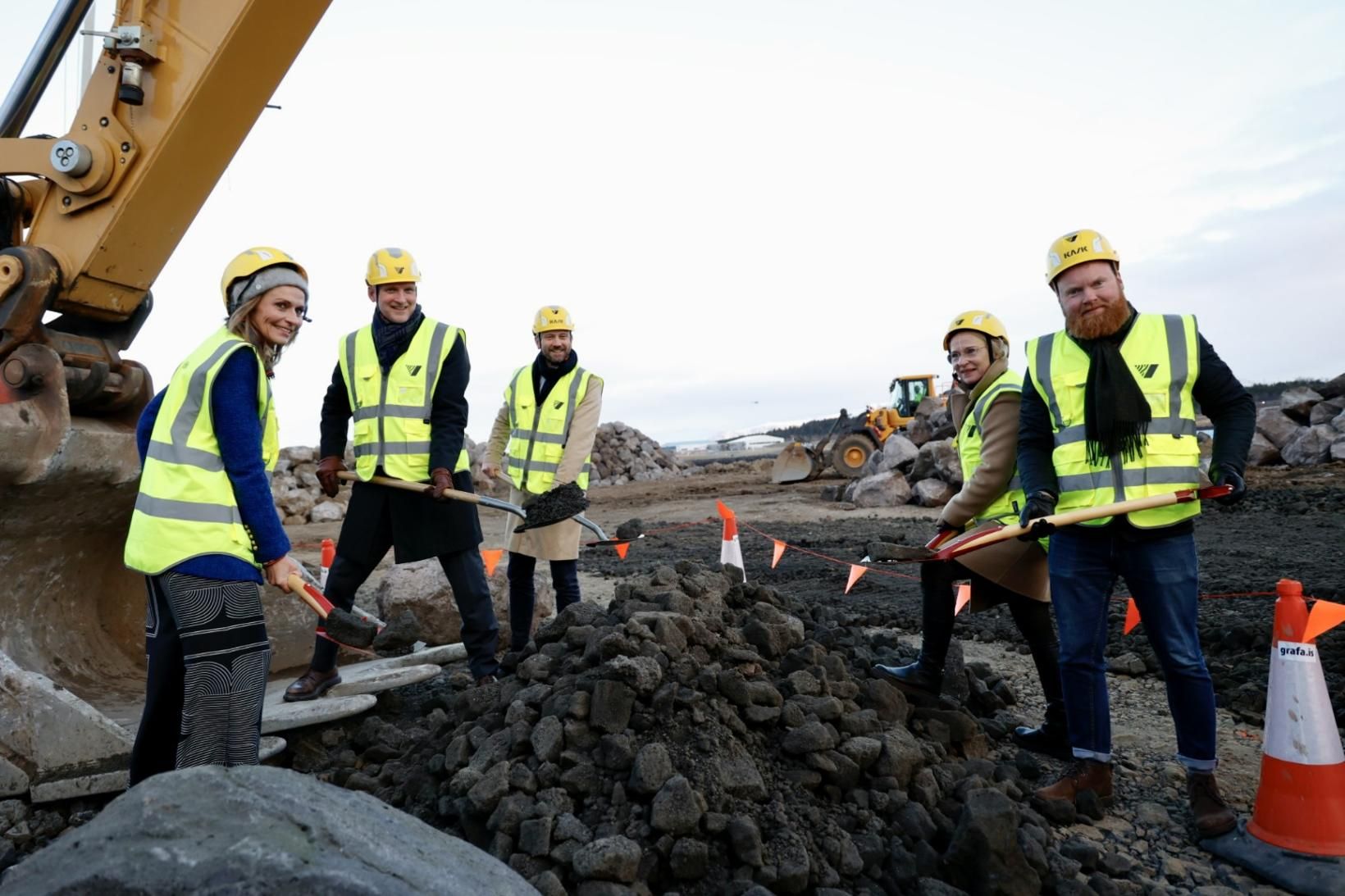 Davíð Þorláksson, hér fremstur til hægri, var á meðal þeirra …